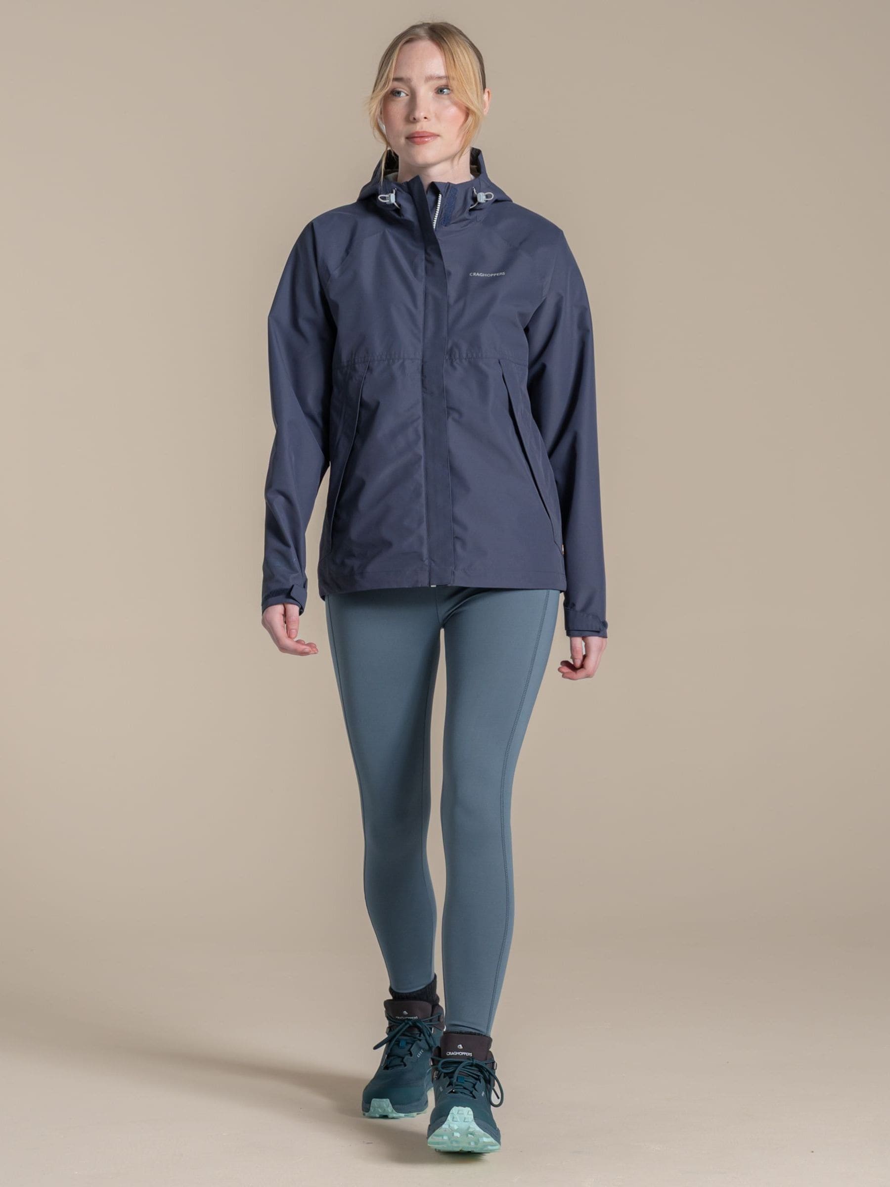 Craghoppers Women's Dark Grey Ossus Waterproof Shell Jacket In | : Size 14 - Image 5