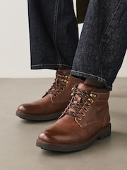 Brown Borg Lined Chukka Boots - Image 1 of 2