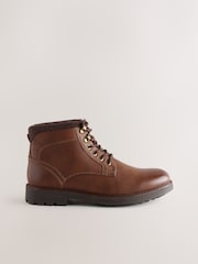 Brown Borg Lined Chukka Boots - Image 4 of 7