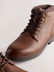 Brown Borg Lined Chukka Boots - Image 5 of 7