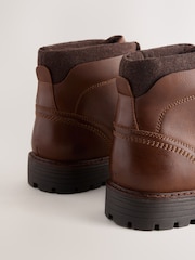 Brown Borg Lined Chukka Boots - Image 6 of 7