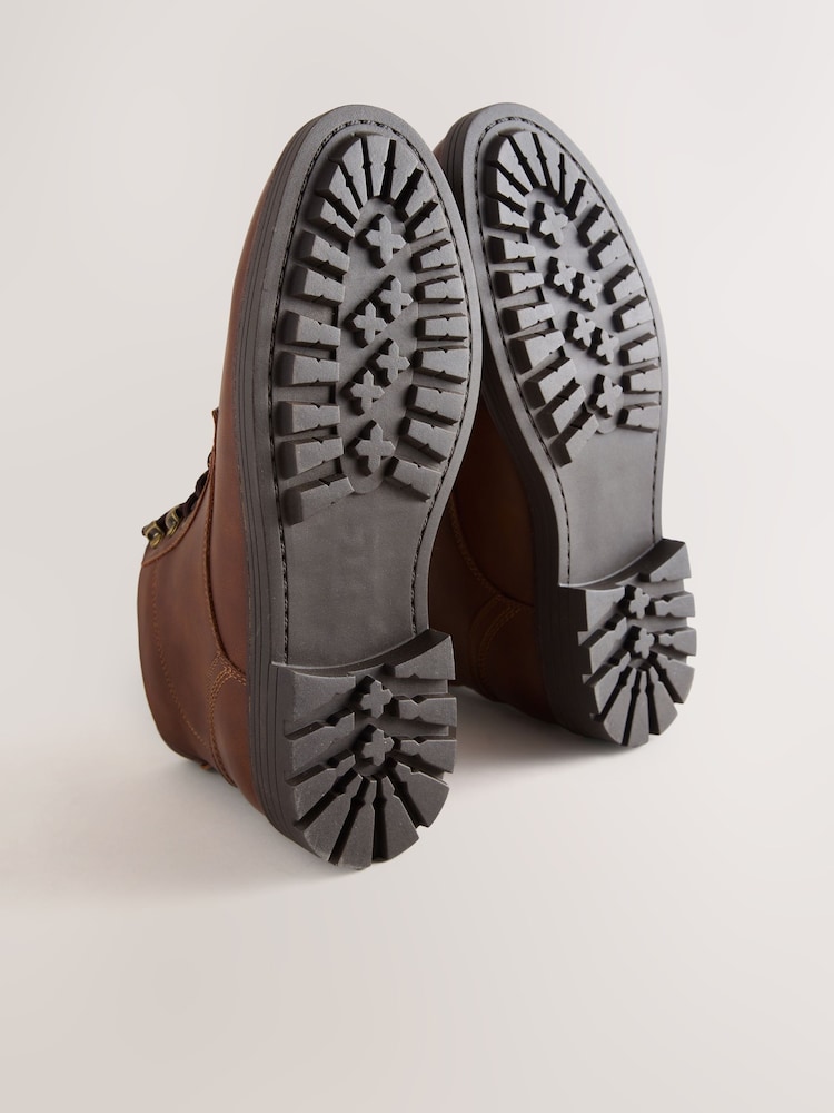 Brown Borg Lined Chukka Boots - Image 7 of 7 Brown Borg Lined Chukka Boots - Image 7 of 7