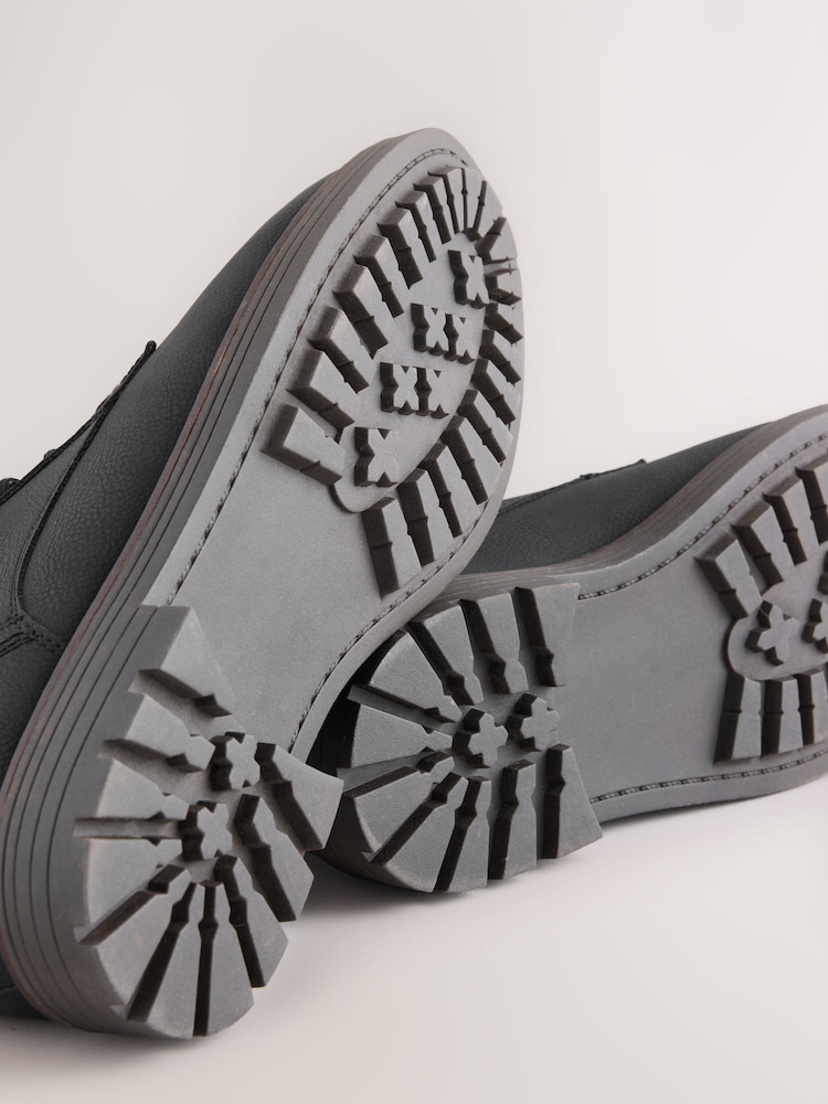 Black Borg Lined Chukka Boots - Image 7 of 7 Black Borg Lined Chukka Boots - Image 7 of 7