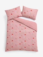 Red Peanuts Snoopy Christmas Duvet Cover and Pillowcase Set - Image 6 of 6