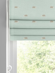 Sophie Allport Pale Green Hedgehogs Made to Roman Measure Curtains - Image 2 of 6