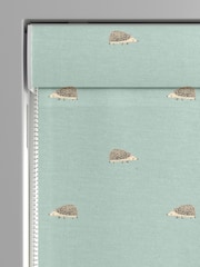 Sophie Allport Pale Green Hedgehogs Made to Roman Measure Curtains - Image 4 of 6