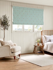 Sophie Allport Pale Green Hedgehogs Made to Roman Measure Curtains - Image 5 of 6