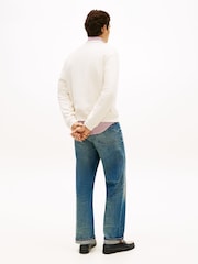 Bluză de molton la baza gâtului Tommy Hilfiger - Imaginea 3 din 5