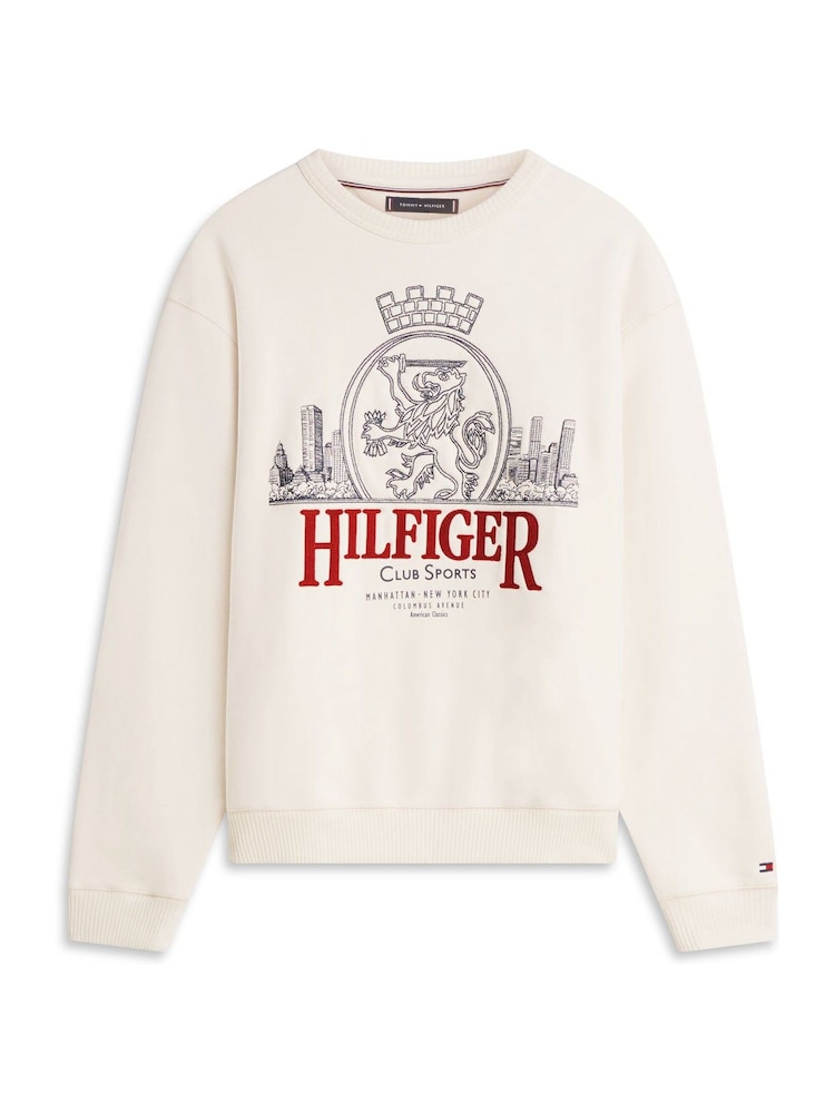 Bluză de molton la baza gâtului Tommy Hilfiger - Imaginea 5 din 5