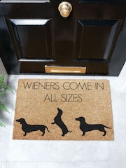 Artsy Mats Weiners Come In All Sizes Doormat - Imaginea 1 din 13