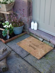 Artsy Mats Brown Hello Spring Doormat - Image 5 of 12