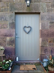 Artsy Mats Natural Black Cead Mile Failte Doormat - Image 4 of 13