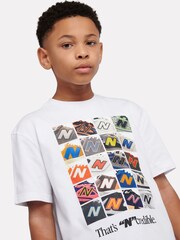 New Balance White Celebrated Icons Graphic T-Shirt - Image 5 of 9