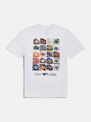 New Balance White Celebrated Icons Graphic T-Shirt - Image 7 of 9