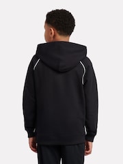 New Balance Black Linear Team Graphic French Terry Hoodie - Image 2 of 8