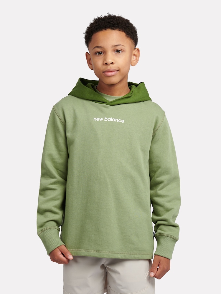 New Balance Green 574 Shoe Graphic French Terry Hoodie - Image 1 of 6