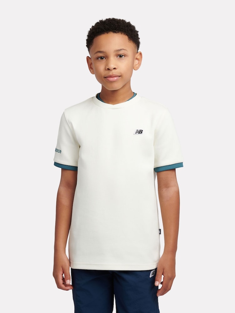 New Balance Pink Premium Sport Jersey Polo Shirt - Image 1 of 10