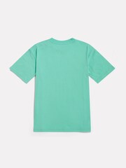 New Balance Green Jersey Small Logo Cotton T-Shirt - Image 2 of 3