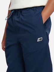 New Balance Blue Premium Panelled Parachute Trousers - Image 5 of 10