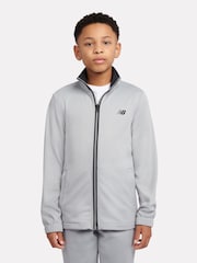 New Balance Grey Quarter Zip Funnel & Joggers Set - Image 4 of 11