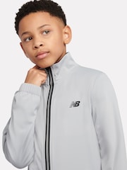 New Balance Grey Quarter Zip Funnel & Joggers Set - Image 6 of 11