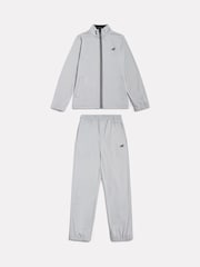 New Balance Grey Quarter Zip Funnel & Joggers Set - Image 7 of 11