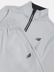 New Balance Grey Quarter Zip Funnel & Joggers Set - Image 9 of 11