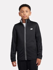 New Balance Black Quarter Zip Funnel & Joggers Set - Image 4 of 11