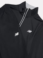 New Balance Black Quarter Zip Funnel & Joggers Set - Image 9 of 11
