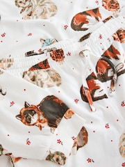 Cream Cats Long Sleeve Pyjamas - Image 3 of 3