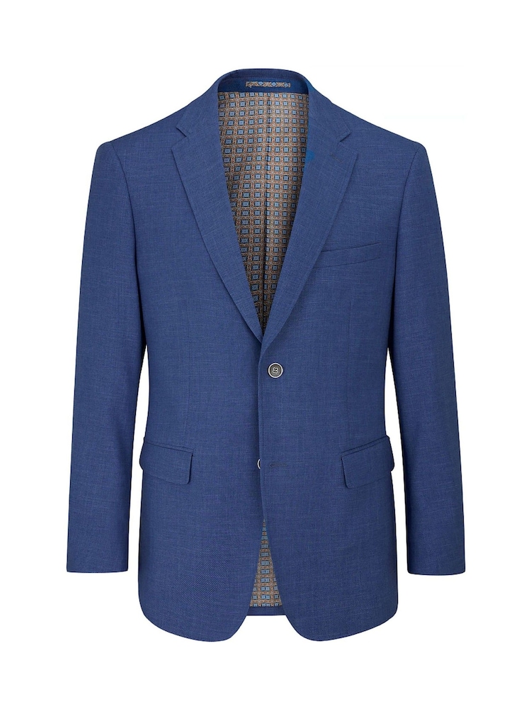 أزرق داكن - سترة Jamie بتفصيل مُخصص سادة من Skopes - صورة 7 من 7