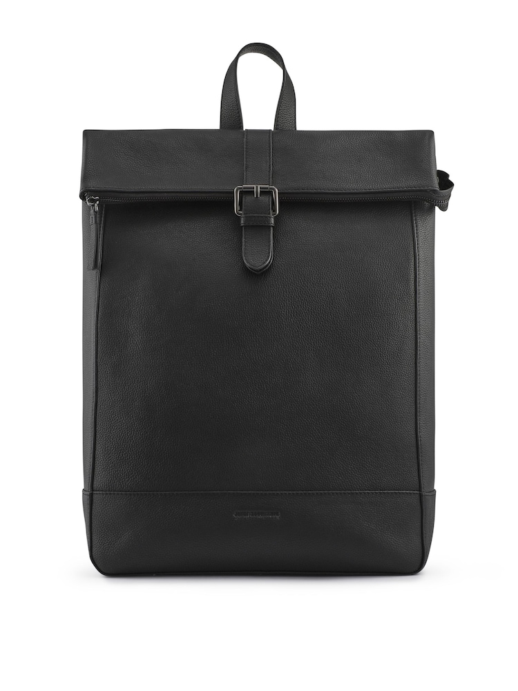 Jones Bootmaker Black Grain Uphall Backpack - Image 1 of 3 Jones Bootmaker Black Grain Uphall Backpack - Image 1 of 3