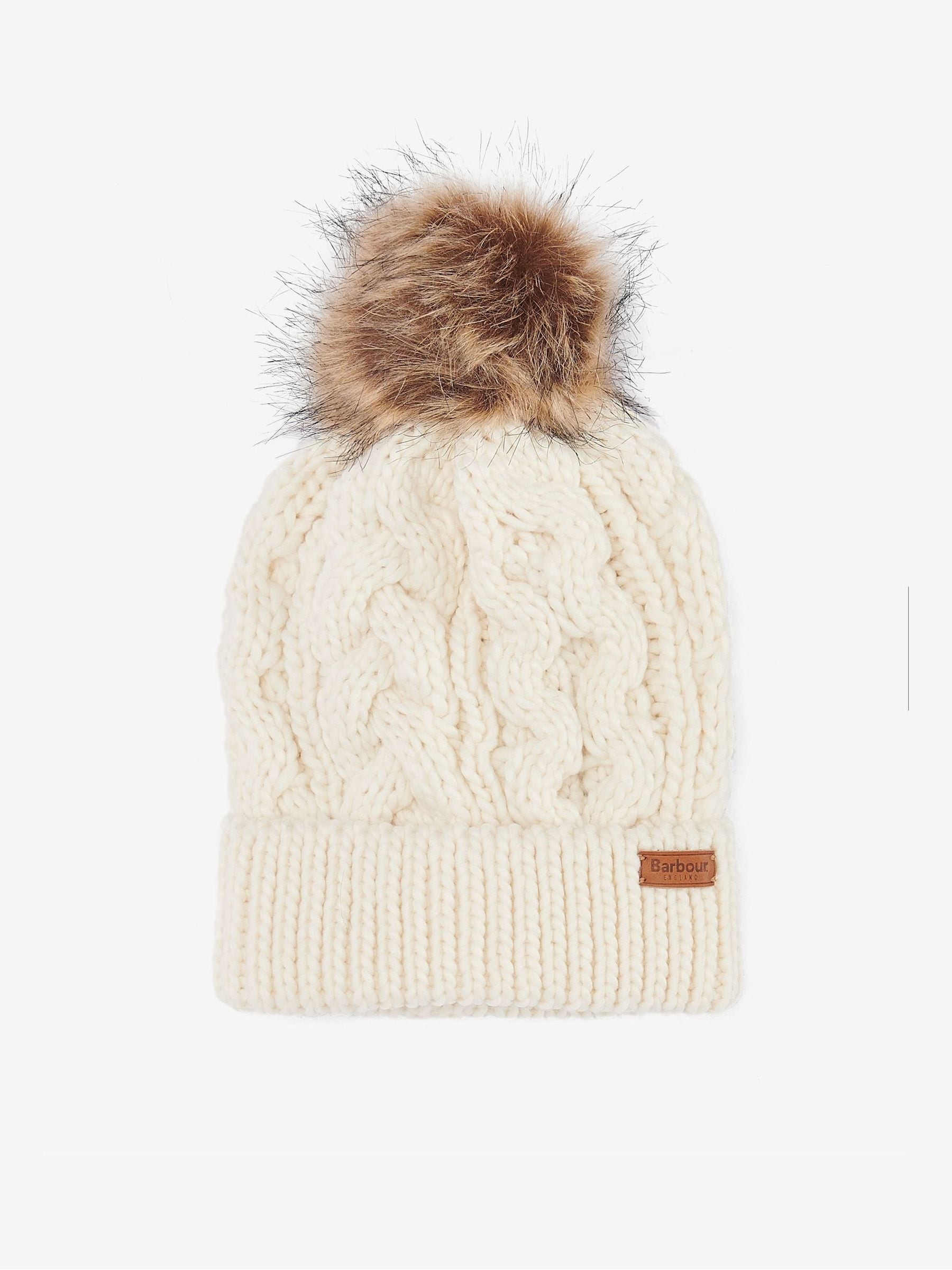 Barbour Women's Cloud Penshaw Cable-Knit Beanie - Image 4