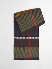 Barbour® Green Blair Tart Scarf - Image 2 of 7