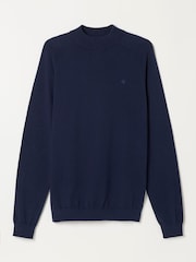 FatFace Navy Rye Turtle Neck Jumper - Image 5 of 5
