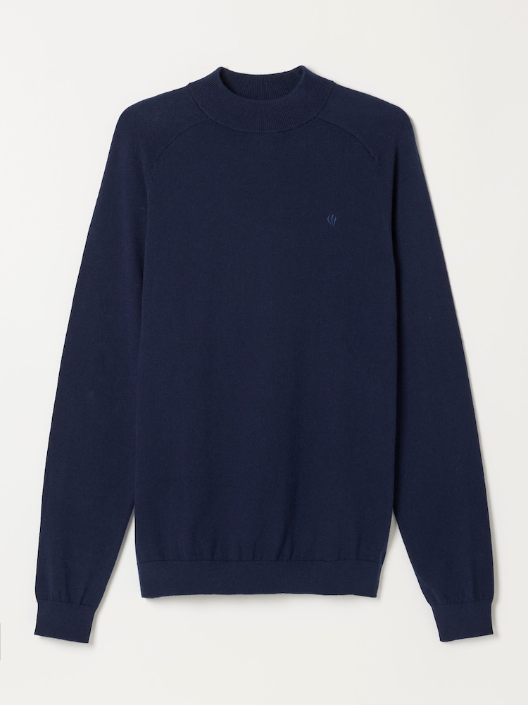 FatFace Navy Rye Turtle Neck Jumper - Image 5 of 5