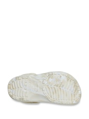 Alb - Crocs Classic Marbled Sabot - Imaginea 6 din 6