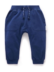 Purebaby Blue Slouchy Joggers - Image 2 of 5