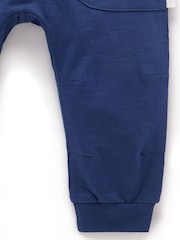 Purebaby Blue Slouchy Joggers - Image 5 of 5