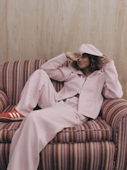 self. Baby Pink Full Zip Hoodie - Image 3 of 9