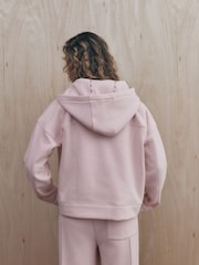 self. Baby Pink Full Zip Hoodie - Image 4 of 9