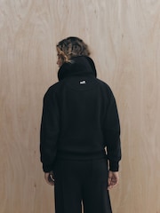 self. Black Half Zip Sweatshirt - Image 3 of 5