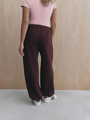 self. Burgundy Red Clean Cuffed Joggers - Image 3 of 6