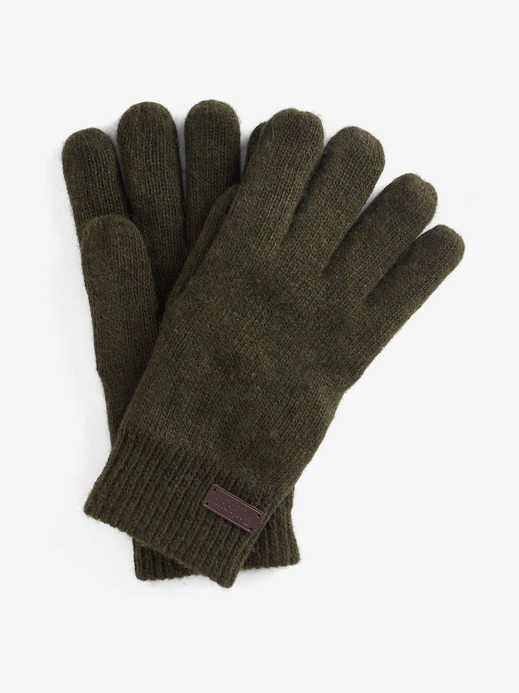 Barbour® Green Carlton Gloves - Image 1 of 2 Barbour® Green Carlton Gloves - Image 1 of 2