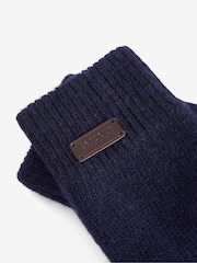 Barbour® Navy Carlton Gloves - Image 2 of 2
