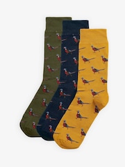 Barbour® Grey Pheasant Sock Giftbox - Image 1 of 3