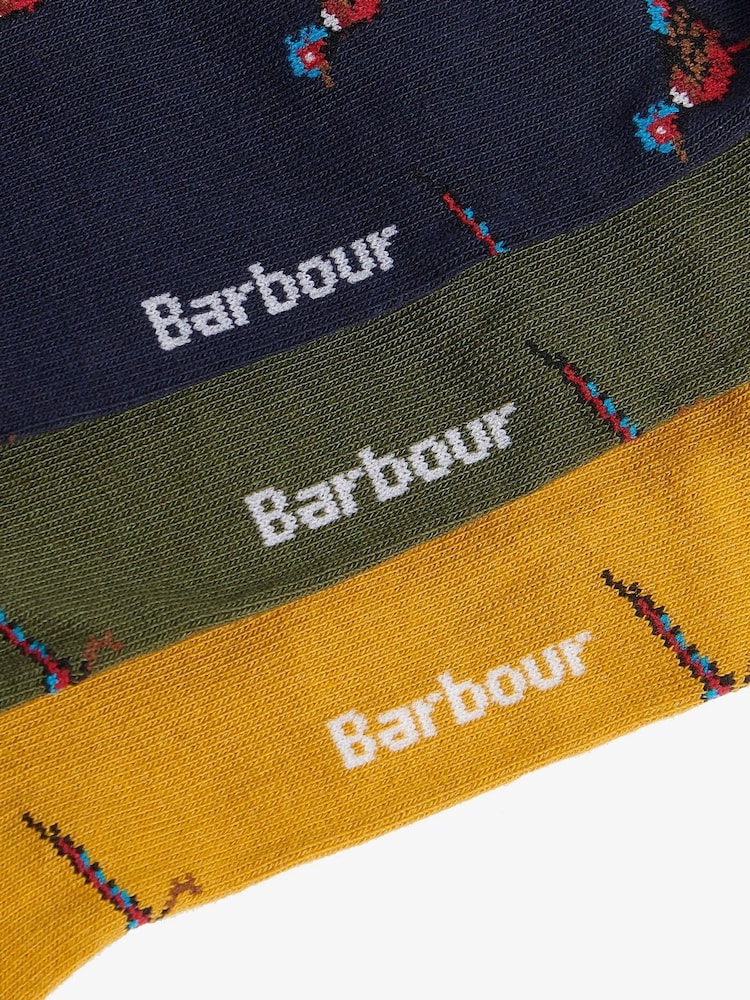 Barbour® Grey Pheasant Sock Giftbox - Image 2 of 3