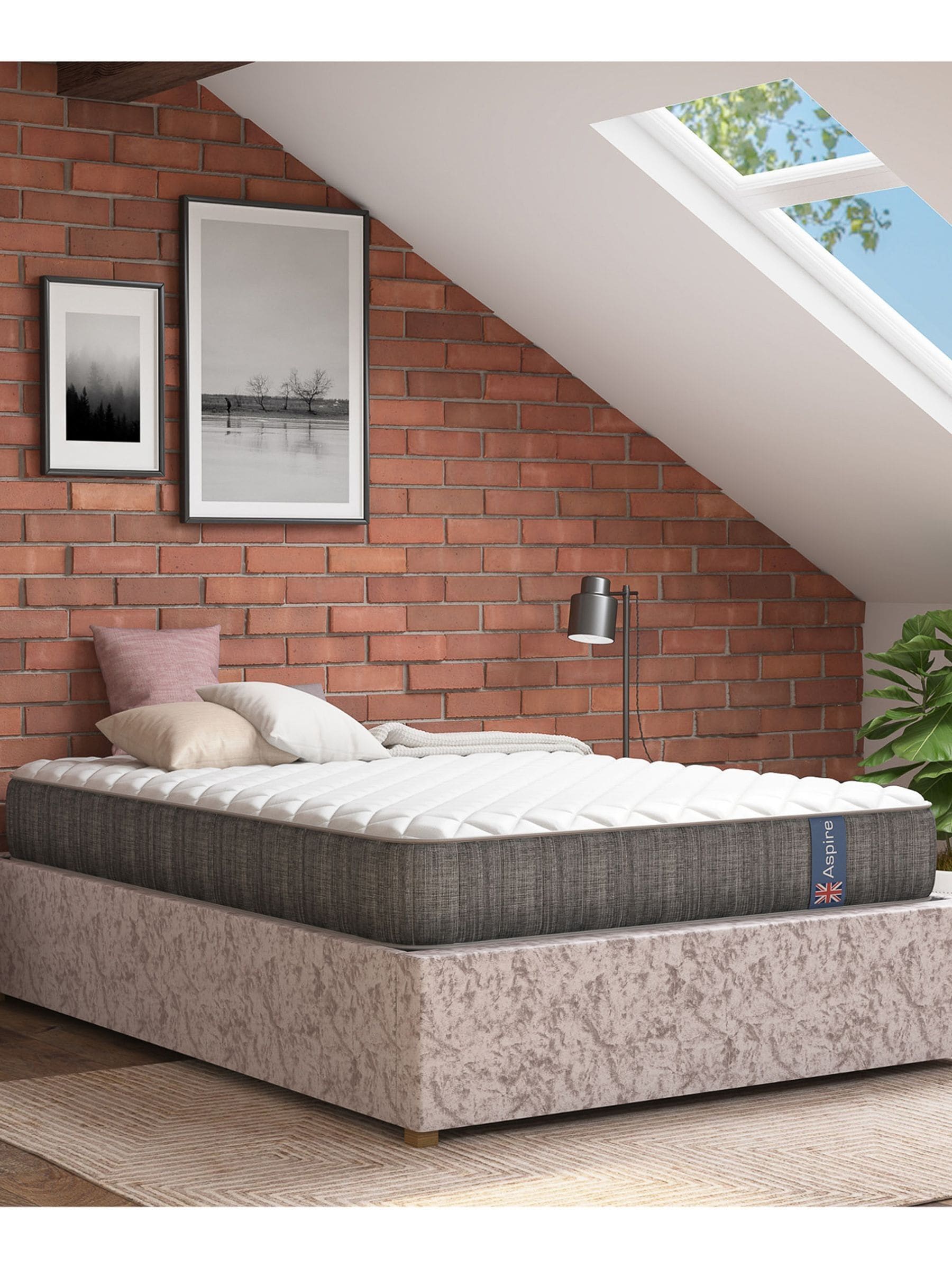 Aspire Medium Comfort Pocket+ Memory Hybrid Mattress - Image 3
