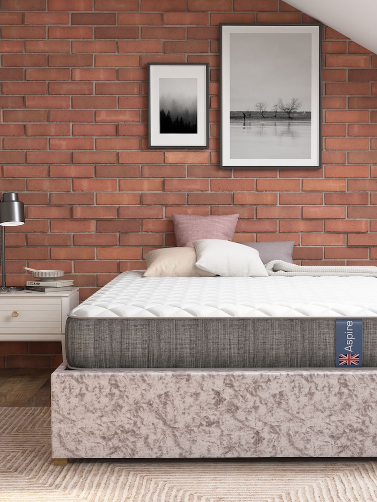 Aspire Furniture Medium Comfort Pocket+ Memory Hybrid Mattress - Image 2 of 4 Aspire Furniture Medium Comfort Pocket+ Memory Hybrid Mattress - Image 2 of 4