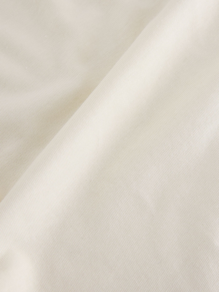 Crème - T-shirt GANT avec logo brodé - Image 8 sur 8